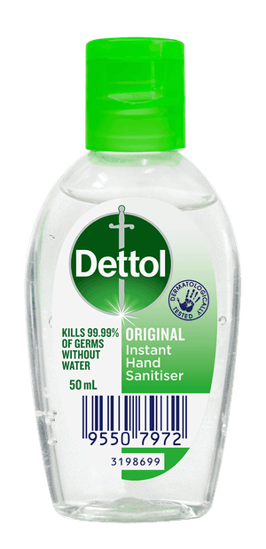 Gel Pensanitasi Tangan Original Dettol 50ml