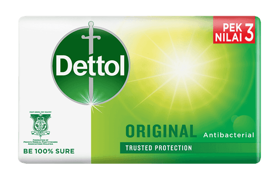 Dettol Bar Soap Original 65g 3s
