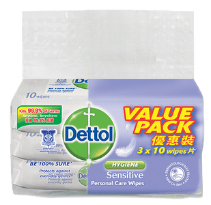 Dettol Anti-bacterial Wipes Sensitive