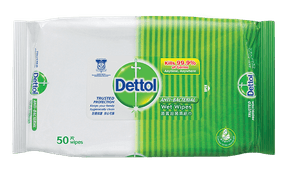 Dettol Anti-bacterial Wipes Original 50s