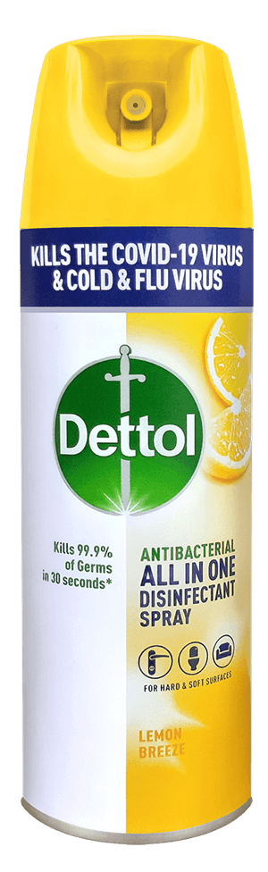 Dettol Disinfectant Spray Lemon Breeze 450ml