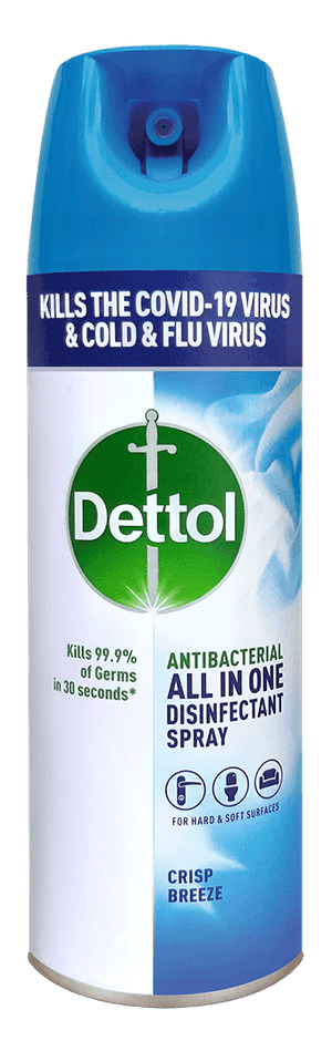 Semburan Disinfektan Dettol Crisp Breeze 450ml