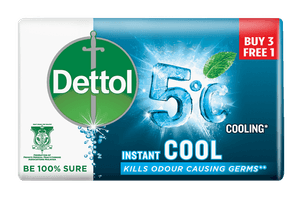 Sabun Buku Dettol Cool 100g 3+1