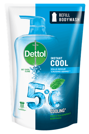 Dettol Body Wash Instant Cool Refill 900g