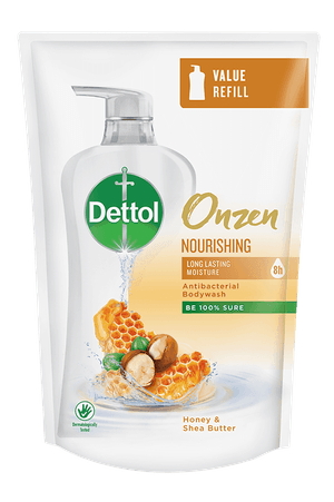 Mandian Badan Onzen Dettol Nourishing 500g