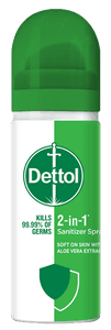 Dettol 2-in-1 Sanitizer Spray Original