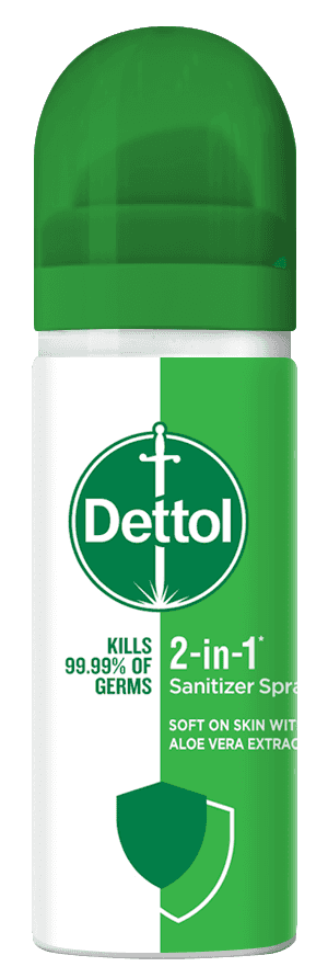 Dettol 2-in-1 Sanitizer Spray Original