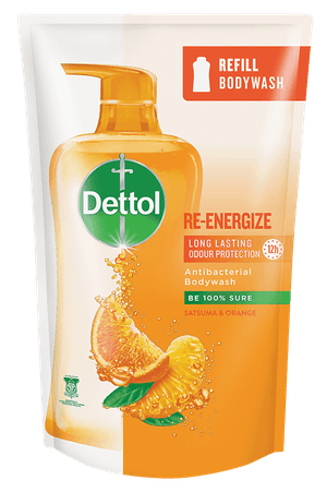 Dettol Body Wash Re-Energize Refill 850g