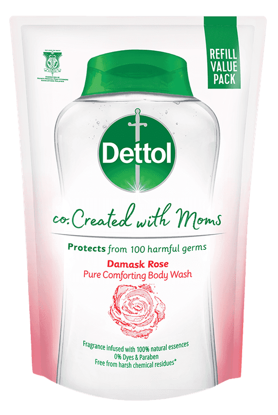 Dettol Body Wash Co-Created with Mom Rose Refill 450g