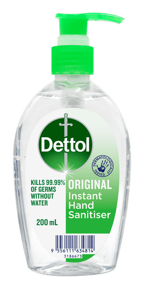 Gel Pensanitasi Tangan Original Dettol 200ml